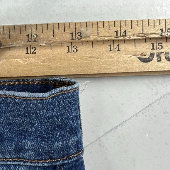 Madewell Jeans Women's 26x24 Cali Demi Boot Cut Cropped Blue Faded Denim Tag 24 - Picture 16 of 16